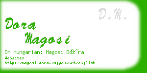 dora magosi business card